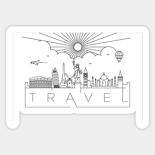 Travel Landmarks Sticker by kursatunsal